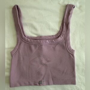 SET Active Sculptflex Box Tank Bra – Charm (dusty pink – Size S